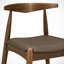 Ensemble de 2 chaises de salle à manger en cuir avec pieds robustes-1939585009