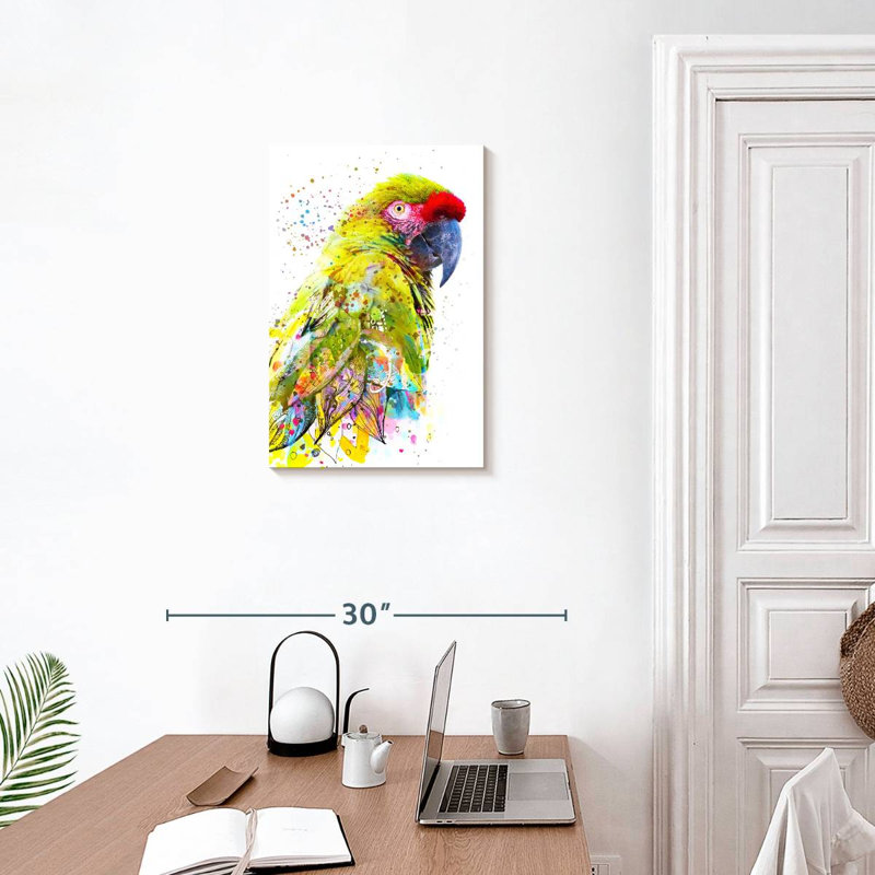 Brampt superbe oiseau de safari, H 24 po x l 16 po