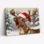 «Reindeer Yawning», art mural sur toile-1231558897