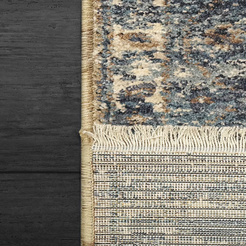 DAKOTA 7.10X10.10 6644-850 BEIGE/BLUE, Rectangle 7'10" x 10'10"