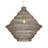  Sigh Woven Brass 1 Light Pendant