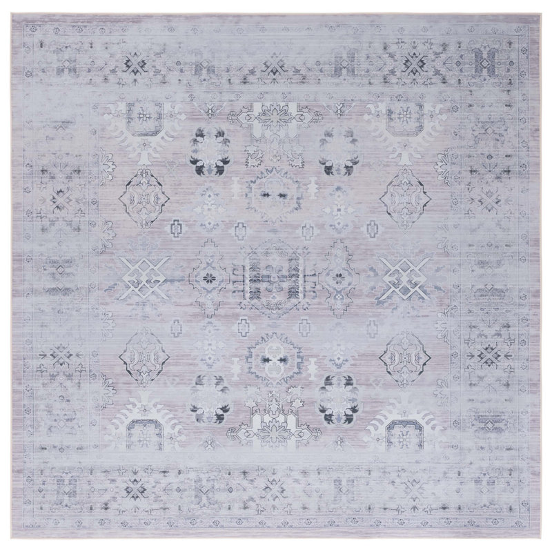 Tucson Performance Machine Washable Oriental Rug, Square 6'