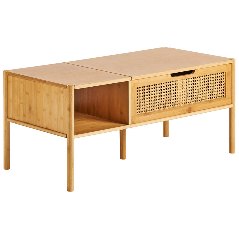 Andromada Lift Top Four Leg Coffee Table with Storage