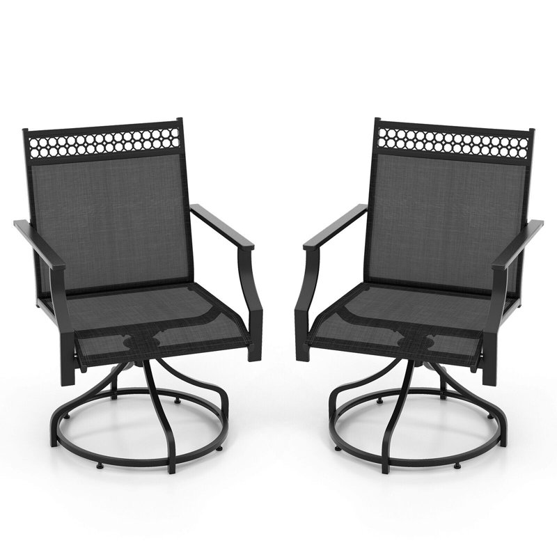 Swivel Outdoor Patio Dining Armchair