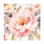Peinture florale de pivoines sur toile-90733680