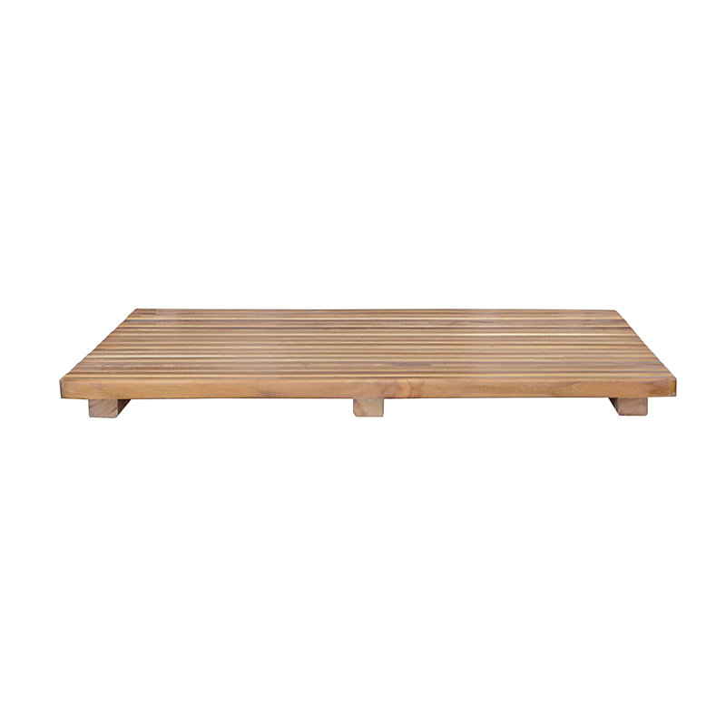 Solid Teak Wood Shower Mat