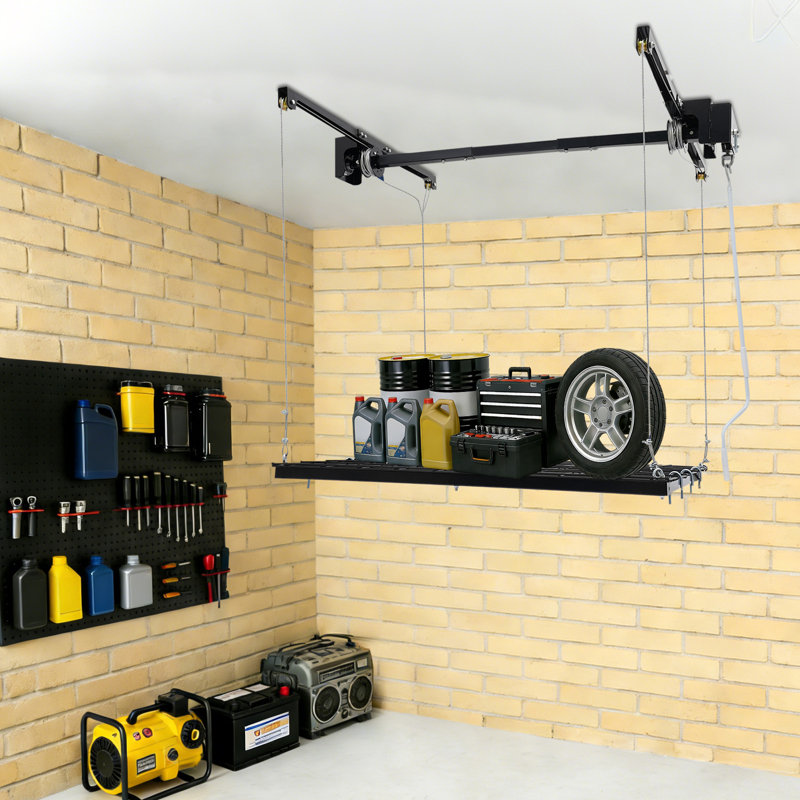 Support de rangement pour le garage suspendu, support de rangement pour garage, support de rangement pour garage à hauteur réglable