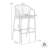 Buffolino Vegan Leather Bar & Counter Stool-98203022-98203020