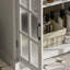 Meuble-lavabo moderne de 30 po avec lavabo en céramique, meuble-lavabo avec verre trempé et poignées, grand espace de rangement et structure en bois d'hévéa-117021117