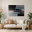 Minimalisme 47, art mural gris en métal-1491205995
