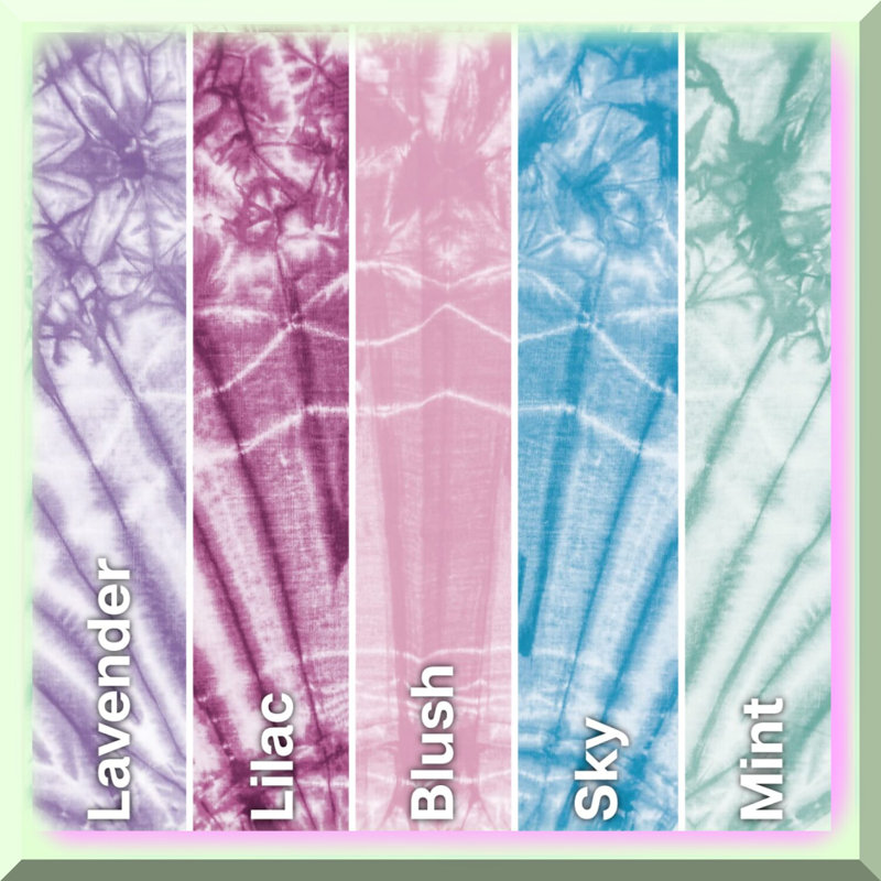 Pastel Fabric Dye Kit with Vibrant Colors