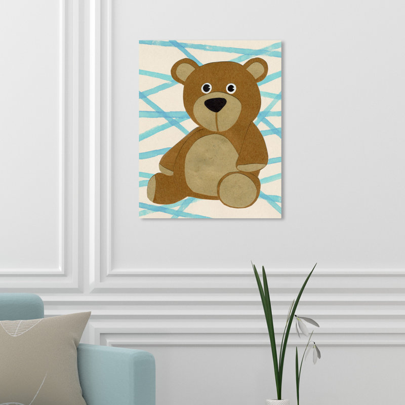 Art sur toile ours Aja, H 45 po x l 36 po x P 1,5 po