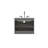 24" Wall Mount Bathroom Vanity with Ceramic Sink-1293491553