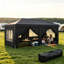 3 x 6 m Pop‑Up Garden Gazebo, Waterproof Outdoor Party Marquee Tent with Removable Side Panels, Windows and Carry Bag, White-133761262