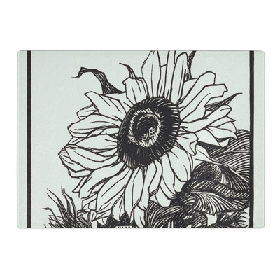 Sunflower by Julie De Graag Chopping Board