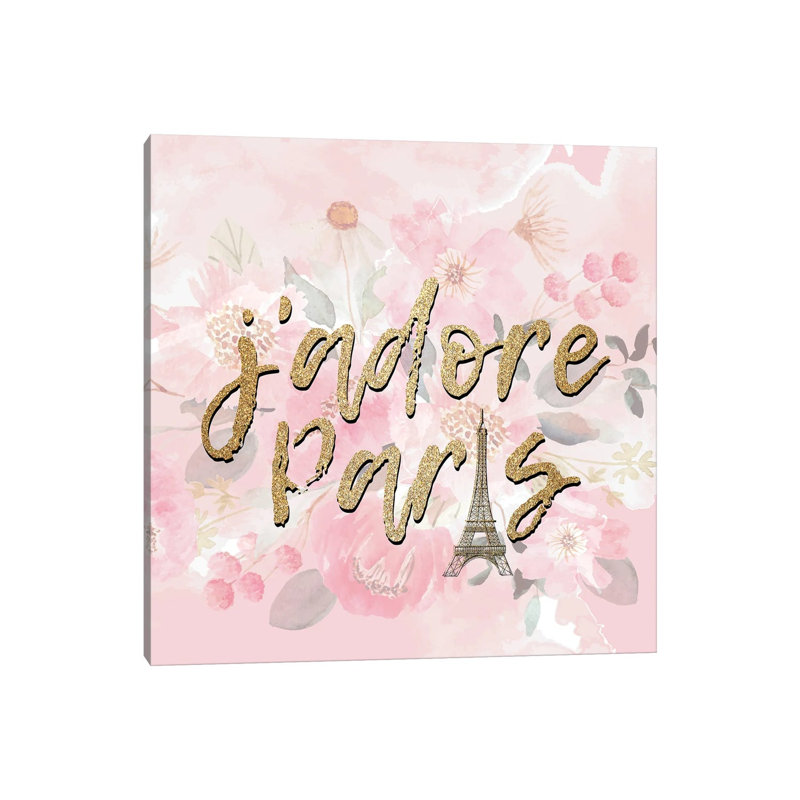 Paris Blooms II by Kimberly Allen - Wrapped Canvas Print, 30.48 cm H x 30.48 cm W