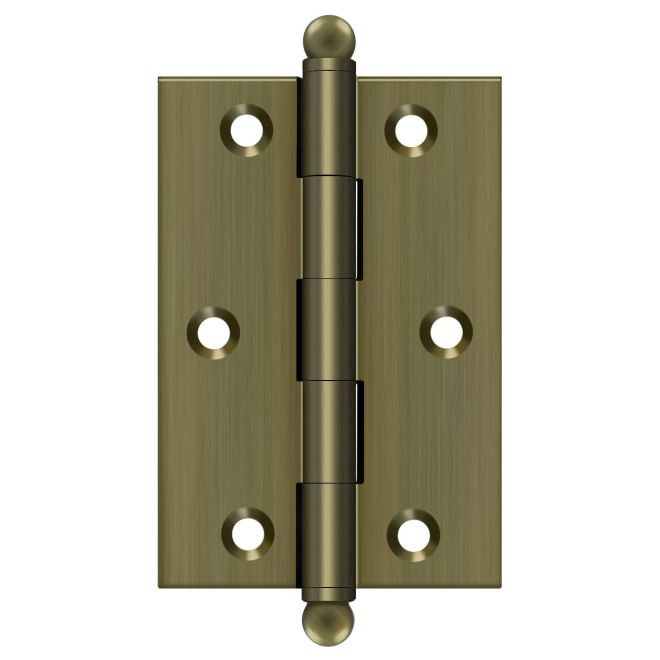 3'' x 2'' Butt Bearing Hinge, Antique Brass