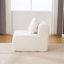 Fauteuil d'appoint modulaire sans accoudoirs 31 po avec repose-pieds 31 po. Fauteuil d'appoint moderne sans siège.-420024884