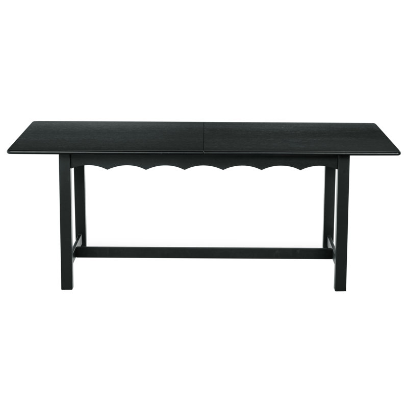 Rhylee Extendable Dining Table, Black
