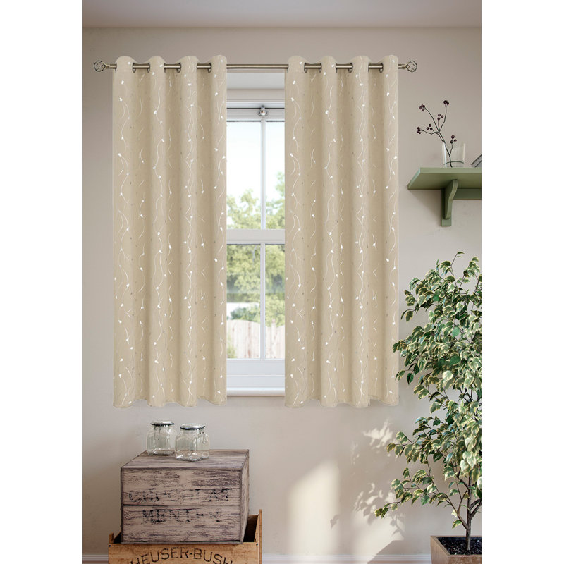 Ensemble de rideaux obscurcissant 2 pièces, L 52 po x L 63 po