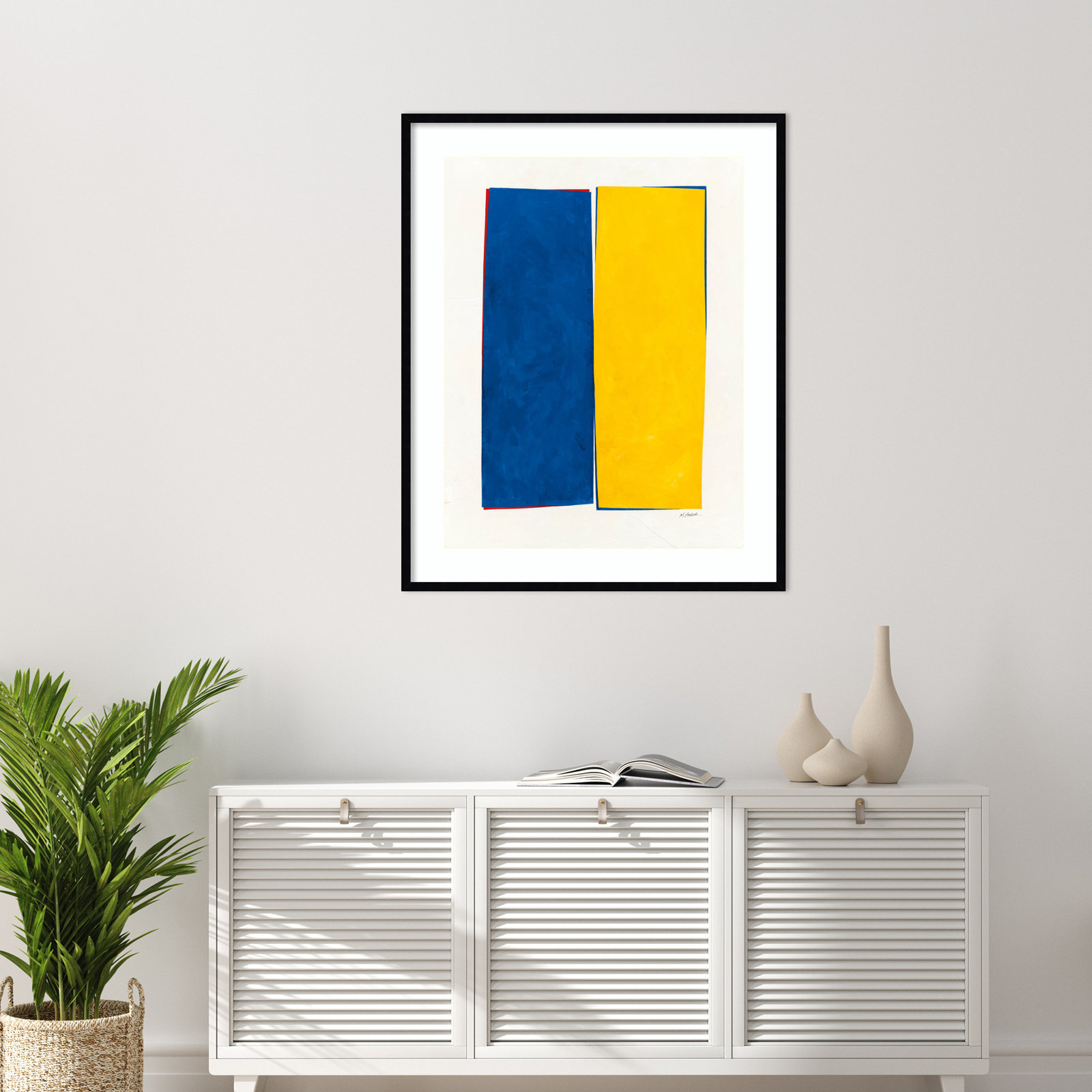 Monolithic I Print, Black Framed, 41" H x 33" W