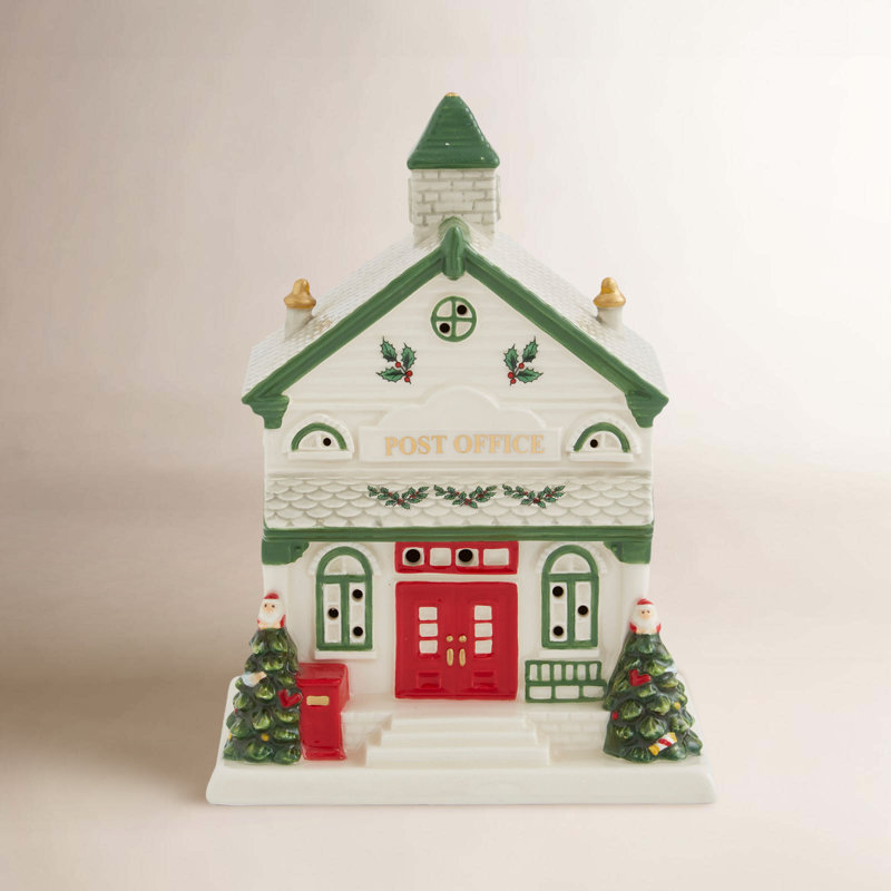 Spode Christmas Tree Led Post Office 6.5"