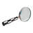 Magnifying Glass Sculpture With Geometric Pattern For Home Decor -  Decorative Object For Office, Shelf, Or Living Room Decoration - 9", Black & White-2050818981