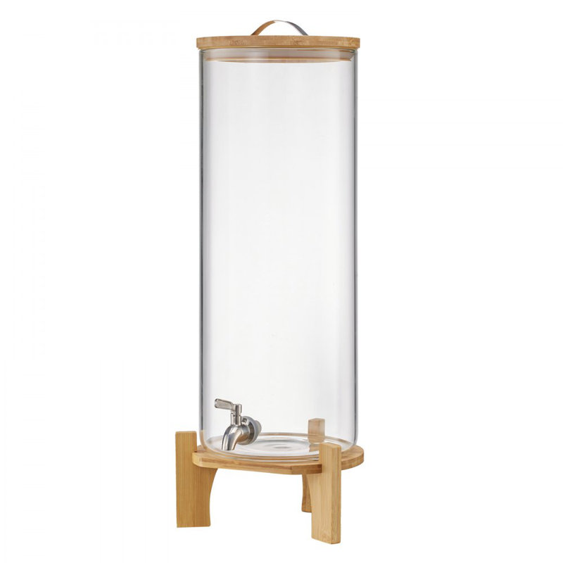 Drink Dispenser Beverage Dispenser for Parties Glass with Stand, 448