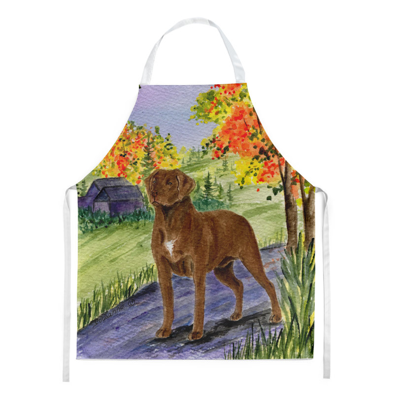 No Pattern Bib Apron