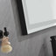 Miroir de salle de bain 96 x 48 pouces à DEL avec cadre en aluminium (miroir inclus seulement)-122278569-122873546