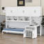 Lit escamotable mural avec placard, tiroirs et bureau Murphy-1276503265