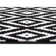 Flatweave Black/Cream Rug