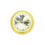 Caché round knob with flared foot with an rivoli Swarovski Clear Crystalsin Gilded Mercury-1329138334