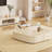 Creamy style modern simple coffee table