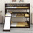 Triple Bed With Built-In Ladder,Slide And Guardrails-1929822896