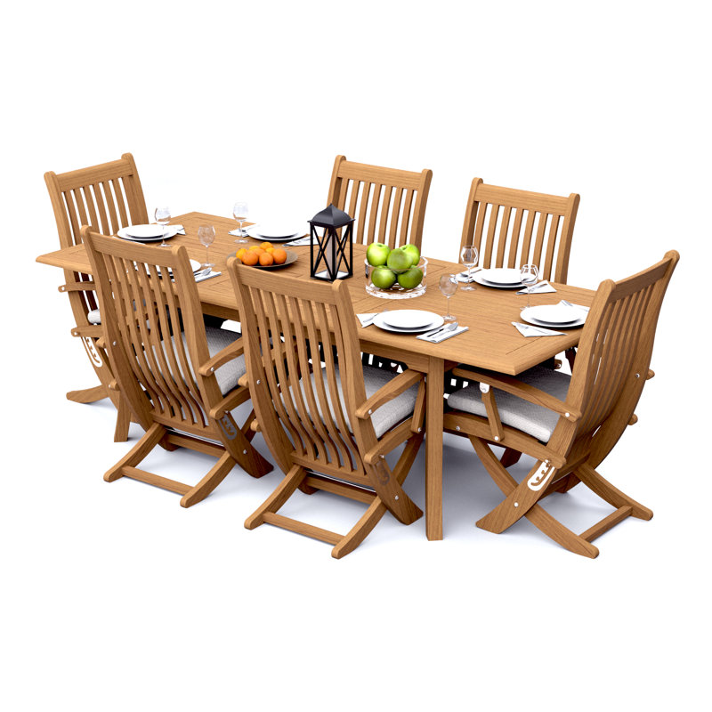 Warwick Outdoor - Piece Teak Dining Set, 6