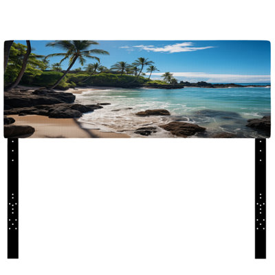 Tête de lit tapissier Maui Tropical Dreamscape II