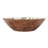 Enameled Mango Wood Round Bowl Set With Botanical Patterns