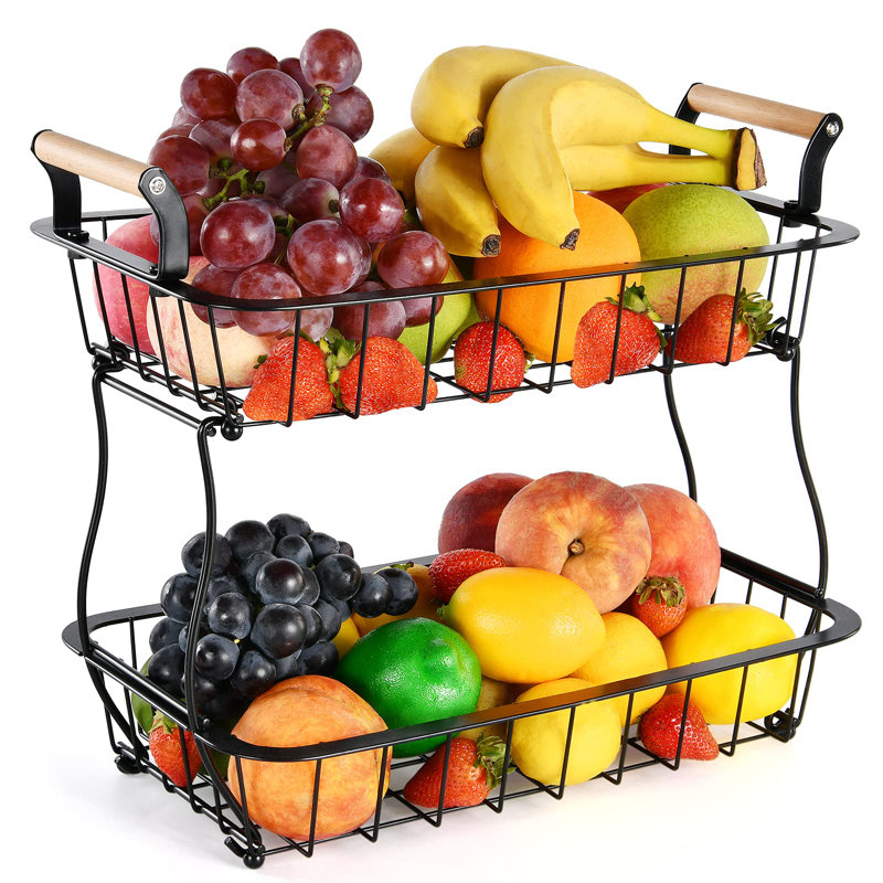 Belfry Kitchen Terrence Metal Fruit Basket