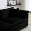 Chaise d'appoint (2 chaises), fauteuils en chenille haute, chaises d'appoint de salon avec coussin décoratif, structure en bois massif, choix de sièges relaxants