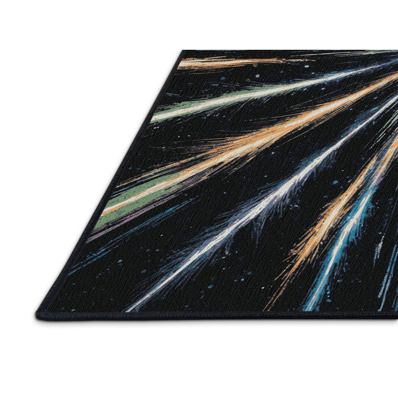 Tapis noir lavable à la machine, Tapis de couloir 2 pi x 5 pi