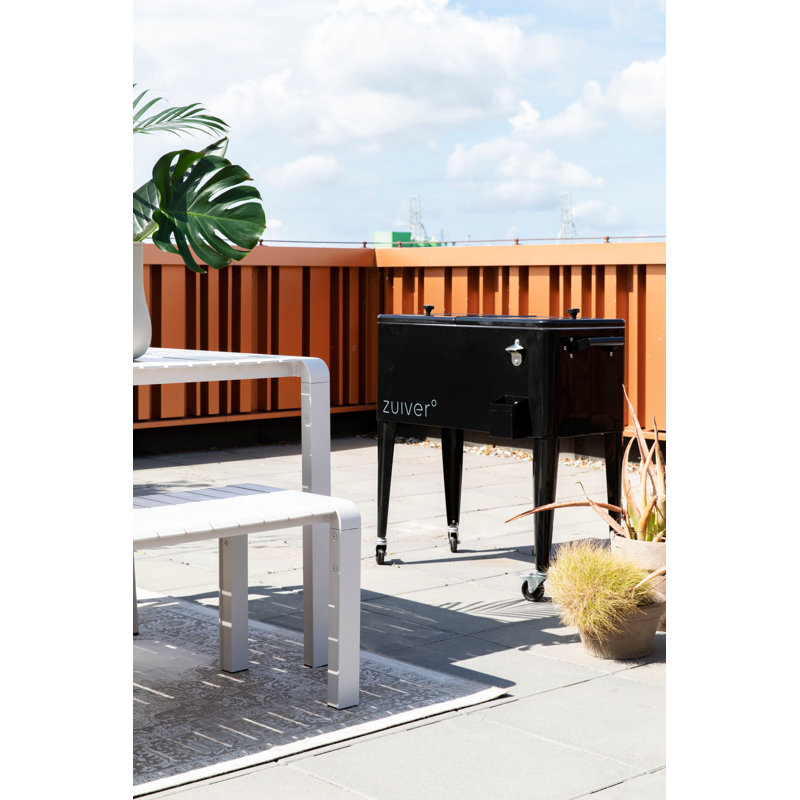 Vondel Outdoor Dining Bench, Green
