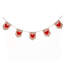Guirlande 6 pi Red Hearts and Dots