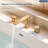Two-Handle 3-Hole Deck Mount Roman Tub Faucet with 360° Swivel Spout-120139855