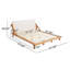 Lit plateforme tapissier (grand)