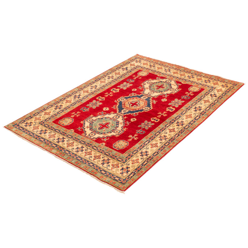Tapis rouge foncé Finest Ghazni 5 pi 1 po x 6 pi 9 po