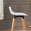 Edina Counter Stool with Solid Wood Frame