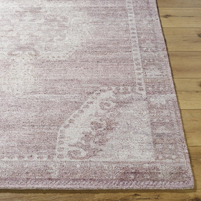 Tapis traditionnel touffeté à la main Arfon, Tapis de couloir 2 pi 6 po x 8 pi
