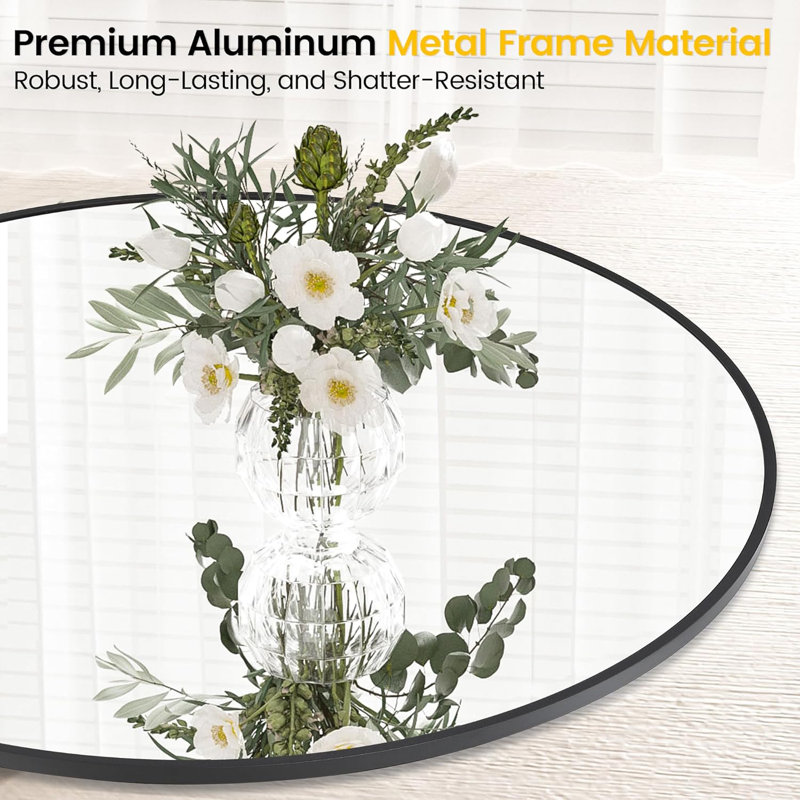 Metal Round Mirror
