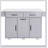 Versatile Kitchen Island with Trash Can Storage, Drop Leaf, Spice Rack, Towel Rack, and Adjustable Shelf on Wheels-1809631752